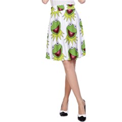 Kermit The Frog A-line Skirt