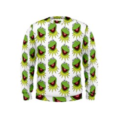 Kermit The Frog Kids  Sweatshirt by Valentinaart