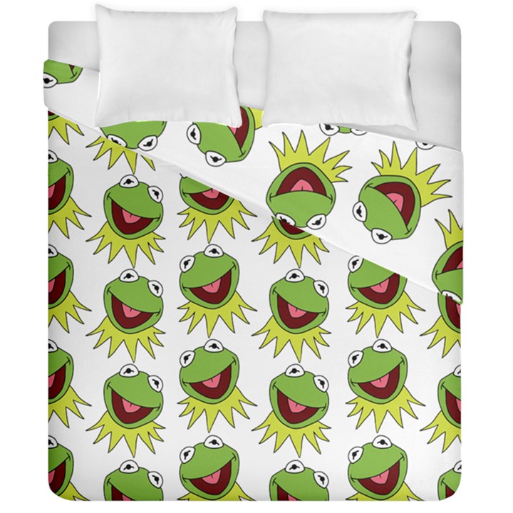 Kermit The Frog Duvet Cover Double Side (California King Size)