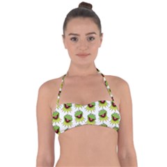 Kermit The Frog Halter Bandeau Bikini Top by Valentinaart