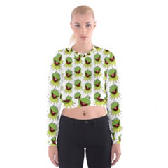 Kermit The Frog Cropped Sweatshirt