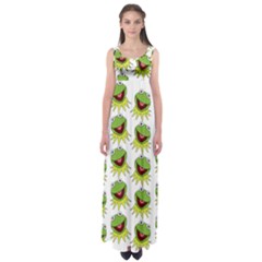 Kermit The Frog Empire Waist Maxi Dress by Valentinaart