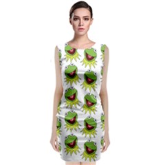 Kermit The Frog Classic Sleeveless Midi Dress by Valentinaart