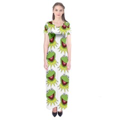 Kermit The Frog Short Sleeve Maxi Dress by Valentinaart