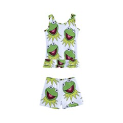 Kermit The Frog Kids  Boyleg Swimsuit by Valentinaart