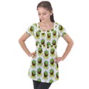 Kermit The Frog Puff Sleeve Tunic Top View1