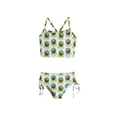 Kermit The Frog Girls  Tankini Swimsuit by Valentinaart