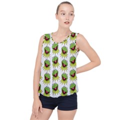 Kermit The Frog Bubble Hem Chiffon Tank Top by Valentinaart