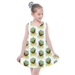 Kermit The Frog Kids  Summer Dress by Valentinaart