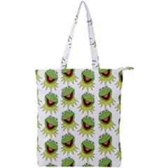 Kermit The Frog Double Zip Up Tote Bag by Valentinaart