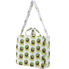 Kermit The Frog Square Shoulder Tote Bag by Valentinaart