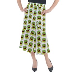 Kermit The Frog Midi Mermaid Skirt by Valentinaart