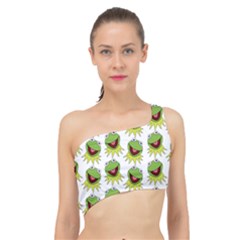 Kermit The Frog Spliced Up Bikini Top  by Valentinaart