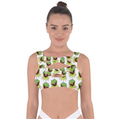 Kermit The Frog Bandaged Up Bikini Top by Valentinaart