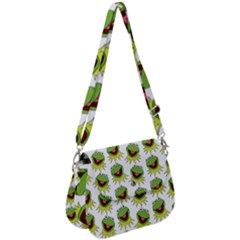 Kermit The Frog Saddle Handbag by Valentinaart