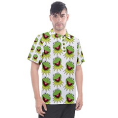 Kermit The Frog Men s Polo Tee by Valentinaart