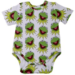 Kermit The Frog Baby Short Sleeve Onesie Bodysuit by Valentinaart