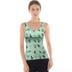 Insects Pattern Tank Top by Valentinaart