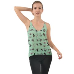 Insects Pattern Chiffon Cami by Valentinaart