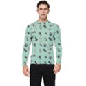 Insects pattern Men s Long Sleeve Rash Guard View1