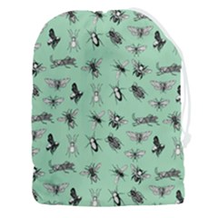 Insects Pattern Drawstring Pouch (3xl) by Valentinaart