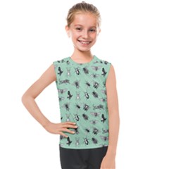 Insects Pattern Kids  Mesh Tank Top by Valentinaart