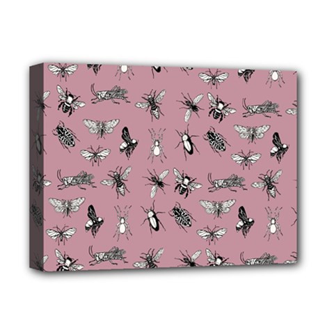 Insects pattern Deluxe Canvas 16  x 12  (Stretched) 