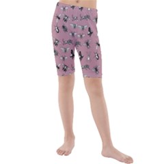 Insects pattern Kids  Mid Length Swim Shorts