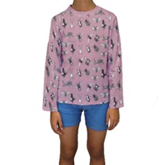 Insects pattern Kids  Long Sleeve Swimwear