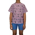 Insects pattern Kids  Short Sleeve Swimwear View1