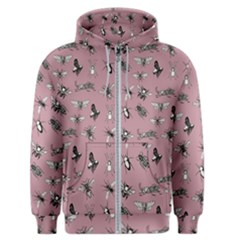 Insects Pattern Men s Zipper Hoodie