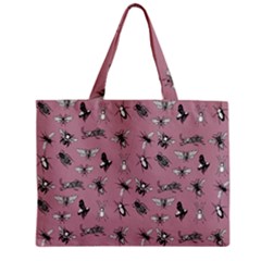 Insects pattern Zipper Mini Tote Bag