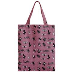 Insects pattern Zipper Classic Tote Bag