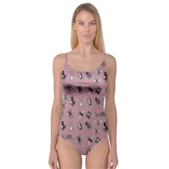 Insects pattern Camisole Leotard 