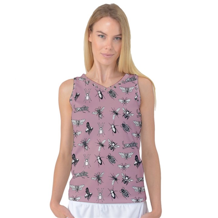 Insects pattern Women s Basketball Tank Top