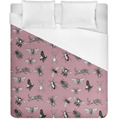 Insects Pattern Duvet Cover (california King Size) by Valentinaart