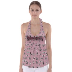 Insects pattern Babydoll Tankini Top