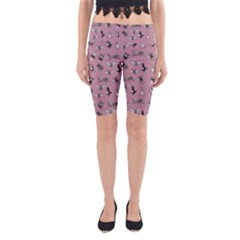 Insects pattern Yoga Cropped Leggings