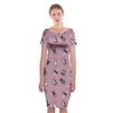 Insects pattern Classic Short Sleeve Midi Dress View1