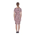 Insects pattern Classic Short Sleeve Midi Dress View2