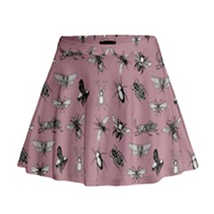 Insects pattern Mini Flare Skirt