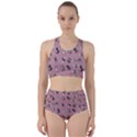 Insects pattern Racer Back Bikini Set View1