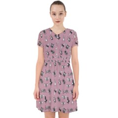 Insects pattern Adorable in Chiffon Dress