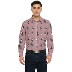 Insects pattern Men s Long Sleeve  Shirt