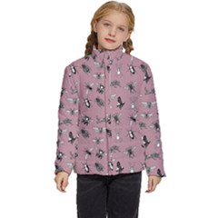 Insects pattern Kids  Puffer Bubble Jacket Coat