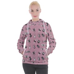 Insects pattern Women s Hooded Pullover