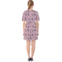 Insects pattern Sixties Short Sleeve Mini Dress View2