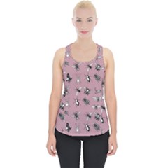 Insects Pattern Piece Up Tank Top by Valentinaart