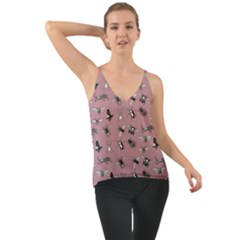 Insects pattern Chiffon Cami