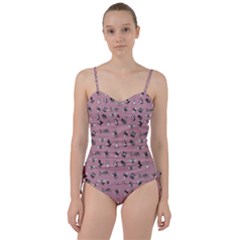 Insects pattern Sweetheart Tankini Set